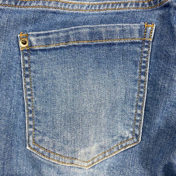 Forever 21 Distressed Jeans Low Rise Skinny Blue Life in Progress Womens Sz 25 - Picture 13 of 13